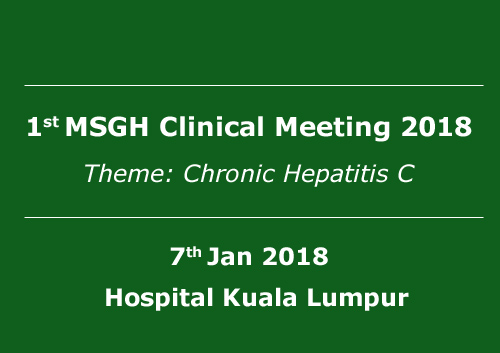 1st MSGH Clinical Meeting 2018